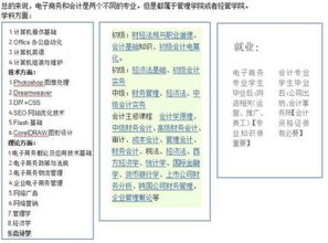 电子商务和的会计专业